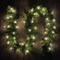 Christmas Garland 9&#x27; x 12&#x22; Pre-lit with LED Clear Lights - Battery Operated - Artificial Fraser
